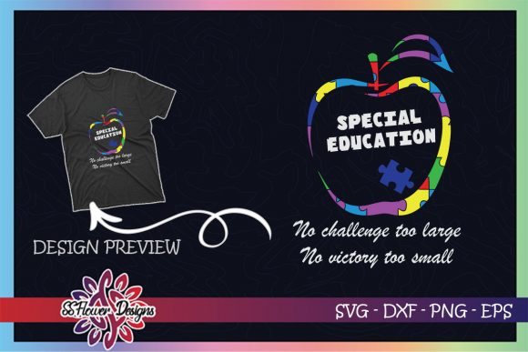 Autism Special Education Teacher SVG Design