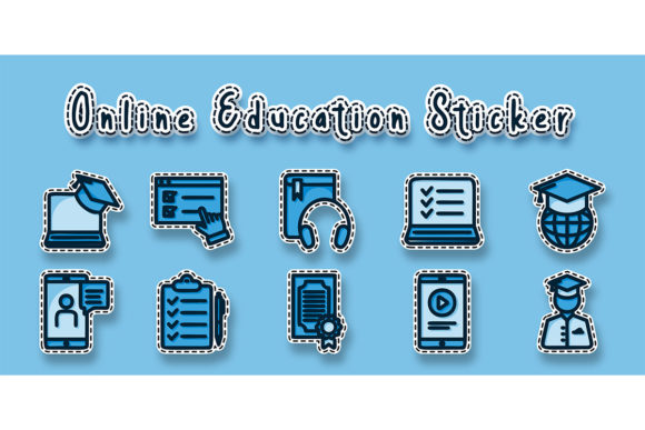 Designing Impactful Online Education School Stickers
