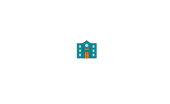 Flat Icon - Education School