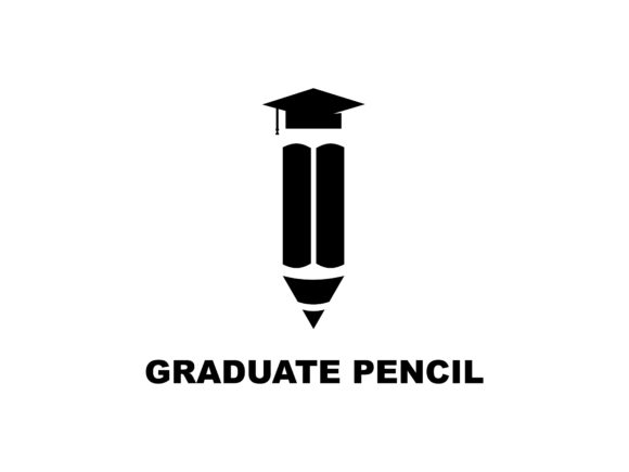 Graduate Pencil: A Versatile Vector Logo Design for Academic Branding