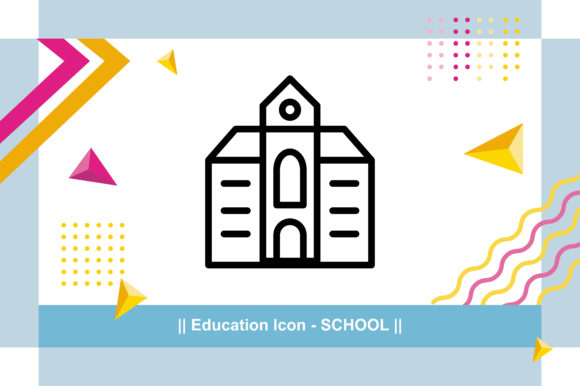 Integrating Education - SCHOOL Vector Icons into Professional Design Workflows