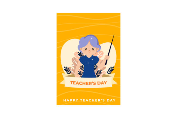 Teacher Day Education Greeting Card: A Digital Design Resource for Meaningful Appreciation
