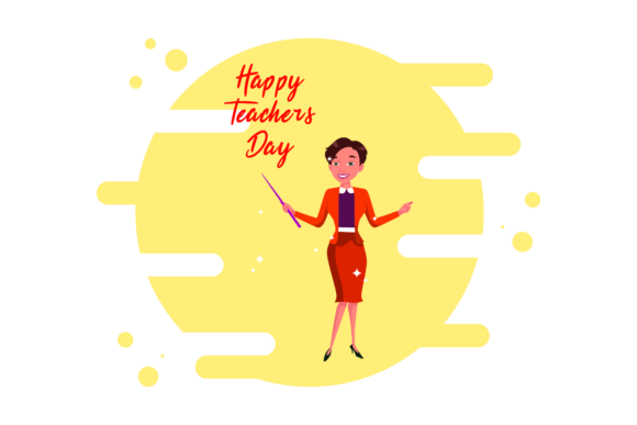 Teacher Scholl Education Circle Clipart